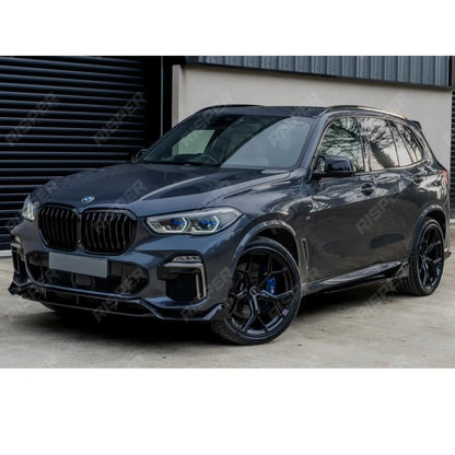Black Knight Side Skirt Splitters in Gloss Black For BMW X5 G05 M Sport 2018+