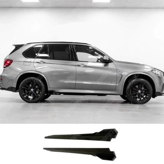 Black Knight Side Skirts In Gloss Black For BMW X5 F15 2013-2018