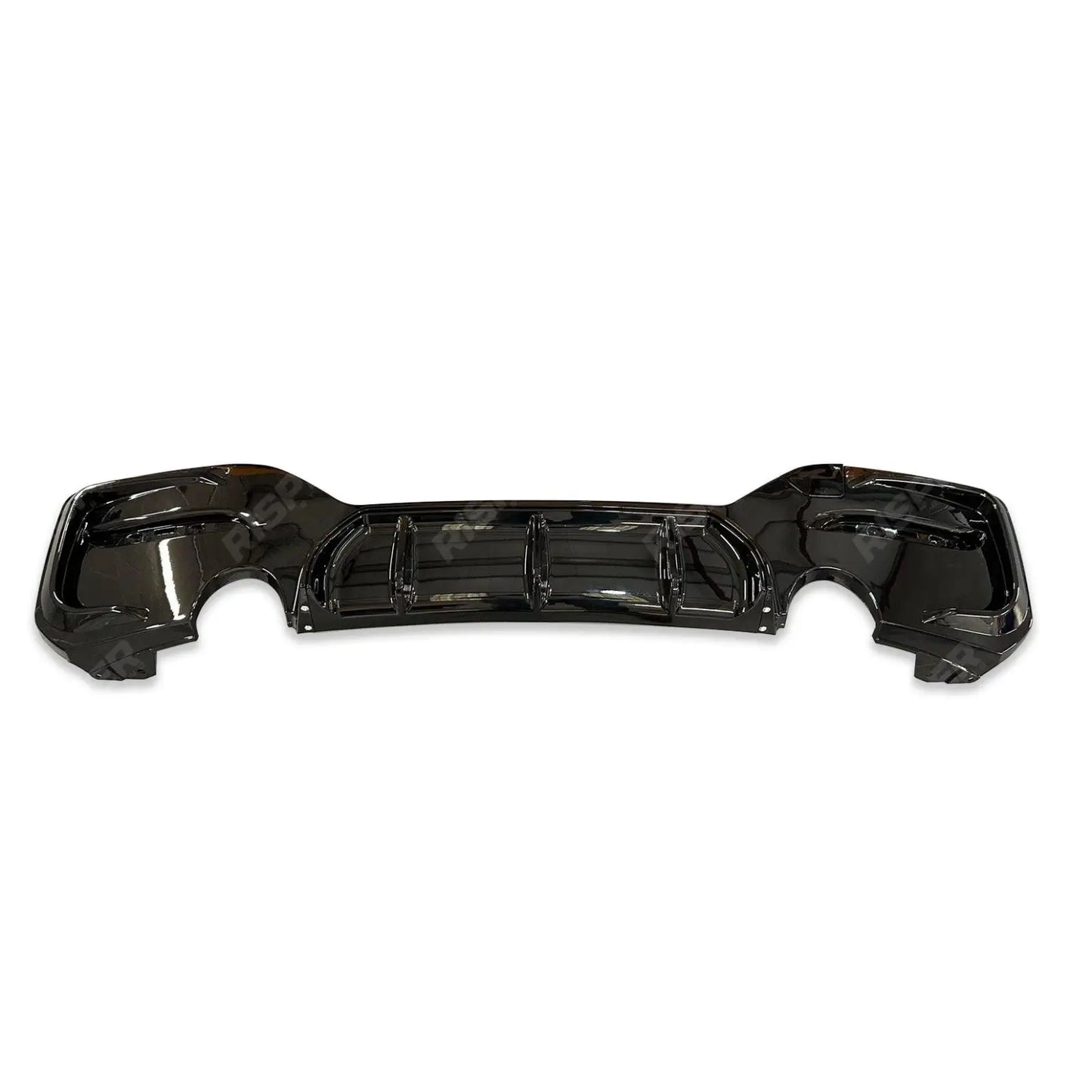 BMW 1 Series F20 LCI Facelift M Sport 2015-2019 Gloss Black Rear Diffuser Valance