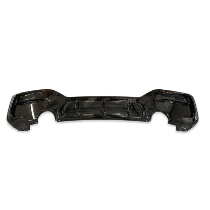 BMW 1 Series F20 LCI Facelift M Sport 2015-2019 Gloss Black Rear Diffuser Valance
