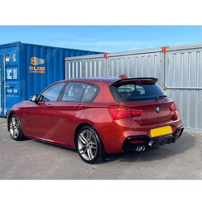 Bmw 1 Series F20 M Sport 2011-2018 Rear Spoiler V2 In Carbon Look