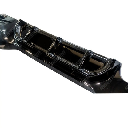 Bmw 1 Series F20 M Sport LCI 2015-2019 Rear Diffuser In Gloss Black 00____