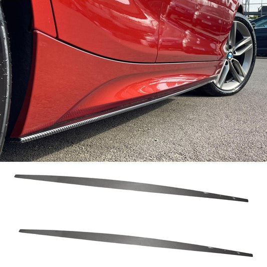 Bmw 1 Series F20 M Sport Lci 2015-2019 Side Skirt Splitters In Carbon Look - TMC Motorsport