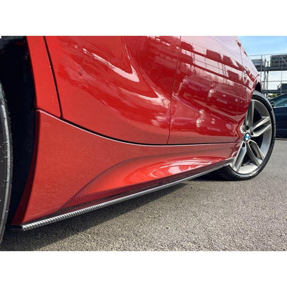 Bmw 1 Series F20 M Sport Lci 2015-2019 Side Skirt Splitters In Carbon Look - TMC Motorsport