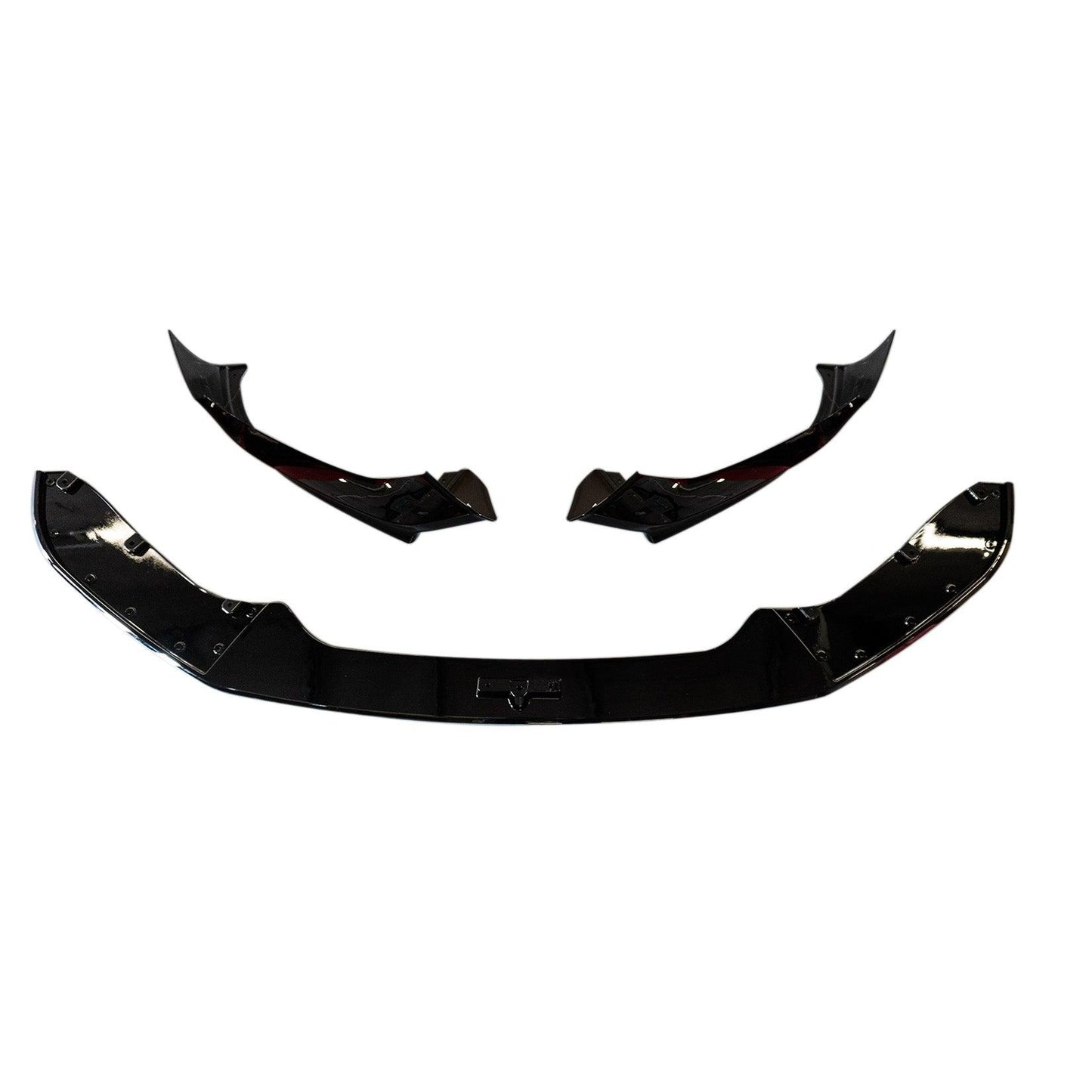 BMW 1 Series F20 M Sport LCI Facelift 2015-2019 Gloss Black Front Splitter Lip - TMC Motorsport