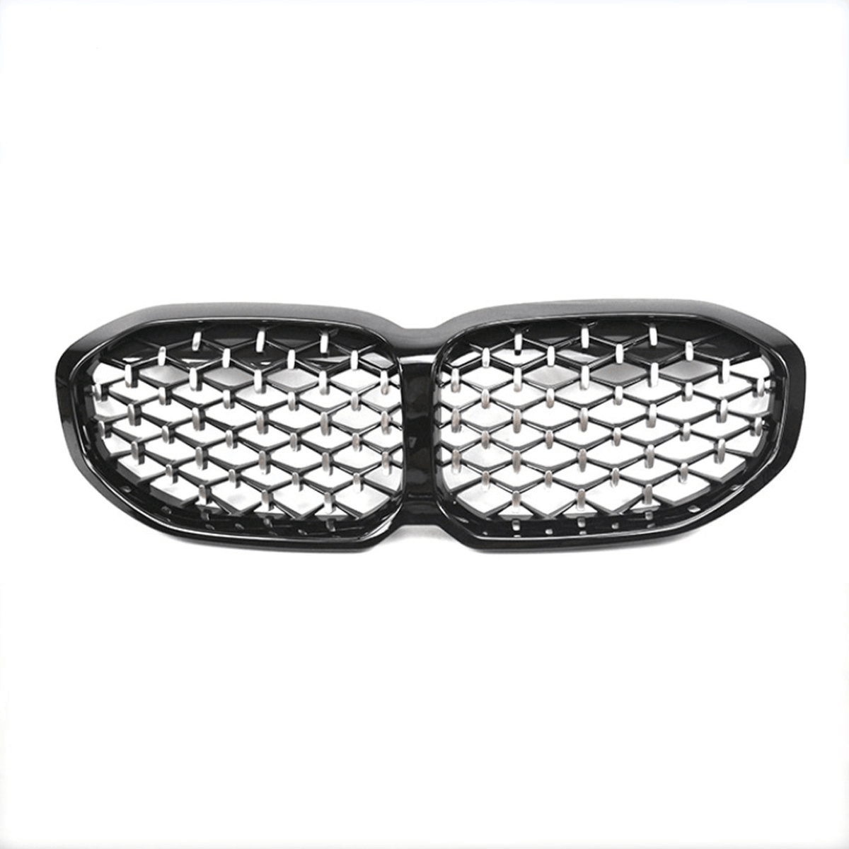 BMW 1 Series F40 2018 - 2024 Gloss Black Diamond Style Front Grill - TMC Motorsport