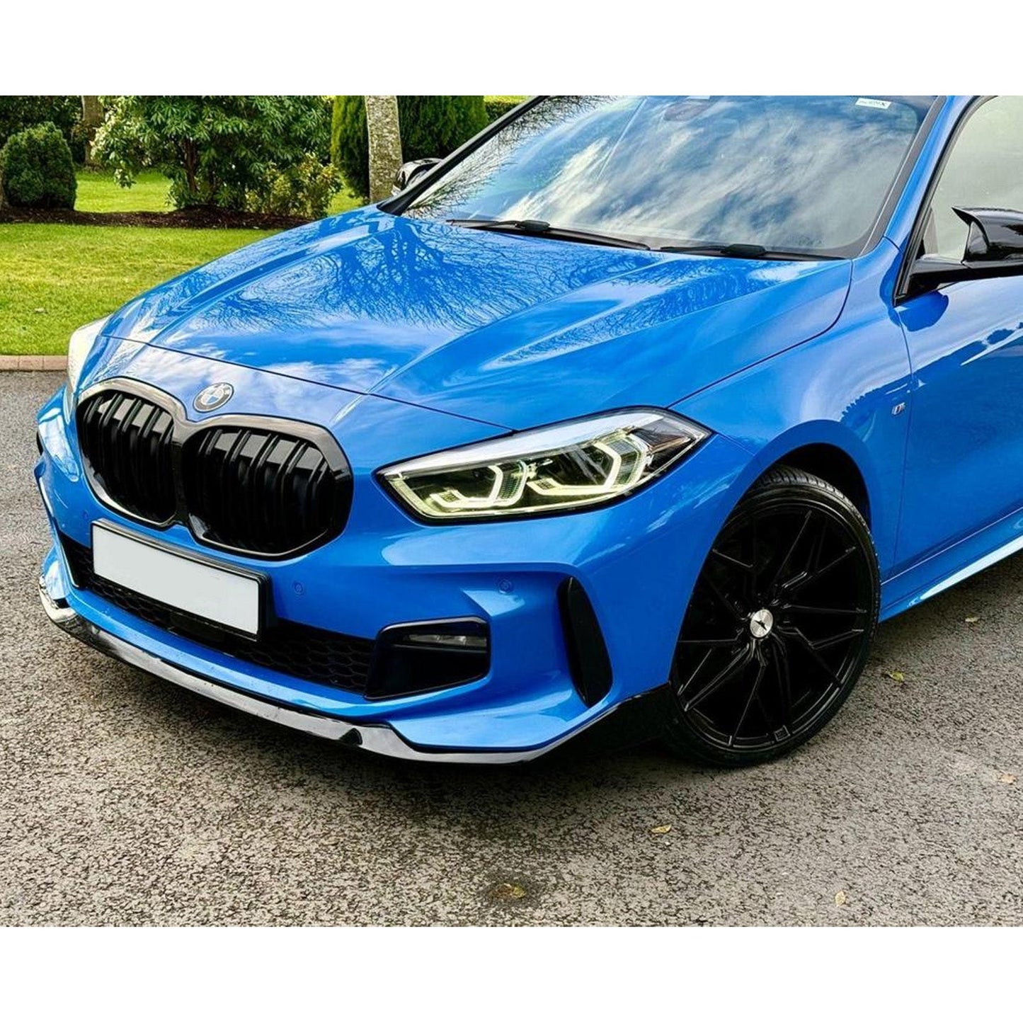BMW 1 Series F40 2018 - 2024 Gloss Black Double Slat Front Grill - TMC Motorsport