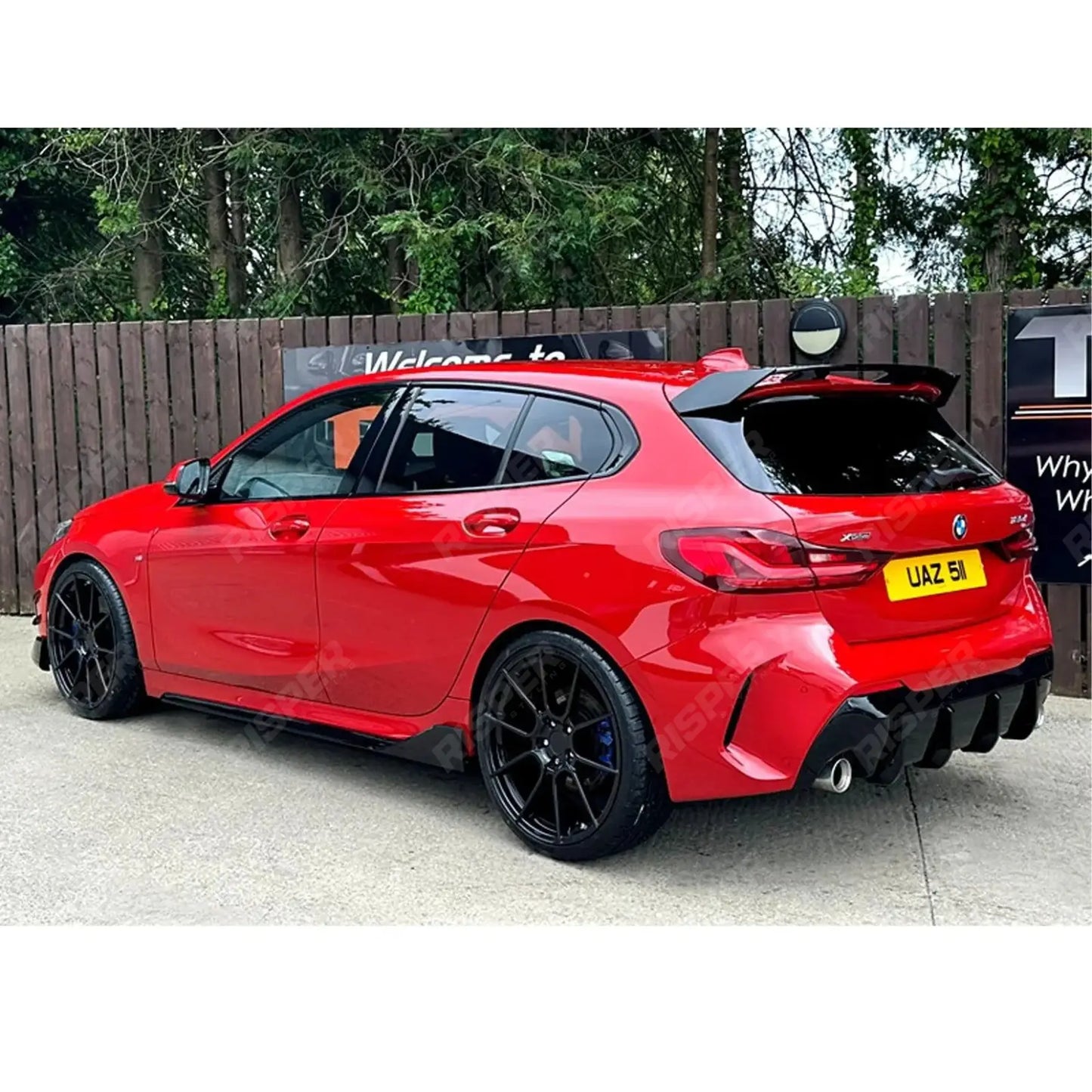 BMW 1 Series F40 M Sport 2018-2024 Gloss Black Rear Roof Spoiler