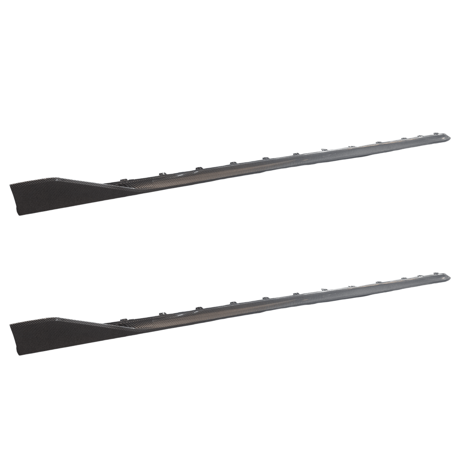 Bmw 1 Series F40 M Sport 2018 - 2024 M135i Side Skirt Splitters In Carbon Look - TMC Motorsport