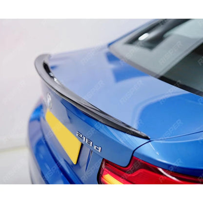 BMW 2 Series 2014-2020 F22 F23 M Performance Rear Boot Spoiler In Gloss Black