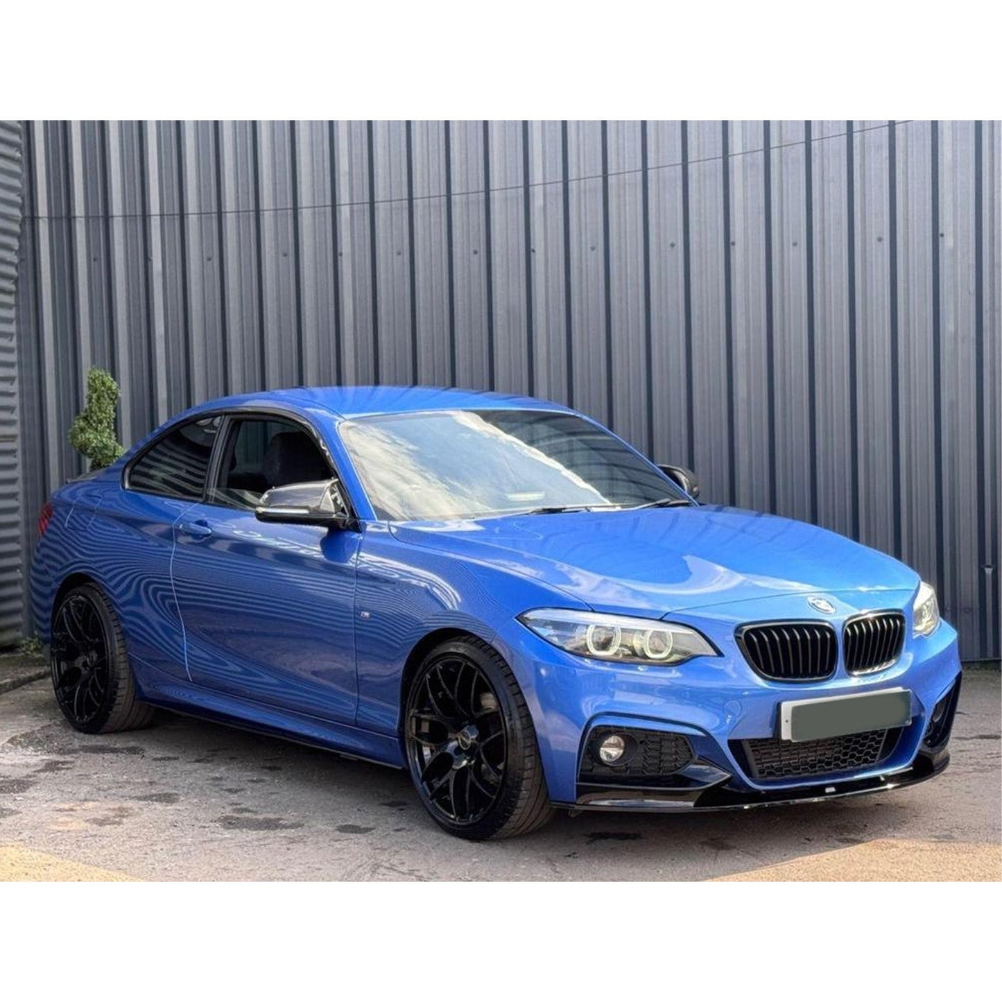 BMW 2 Series F22 F23 M Sport Front Splitter 2013-2021 Gloss Black - TMC Motorsport