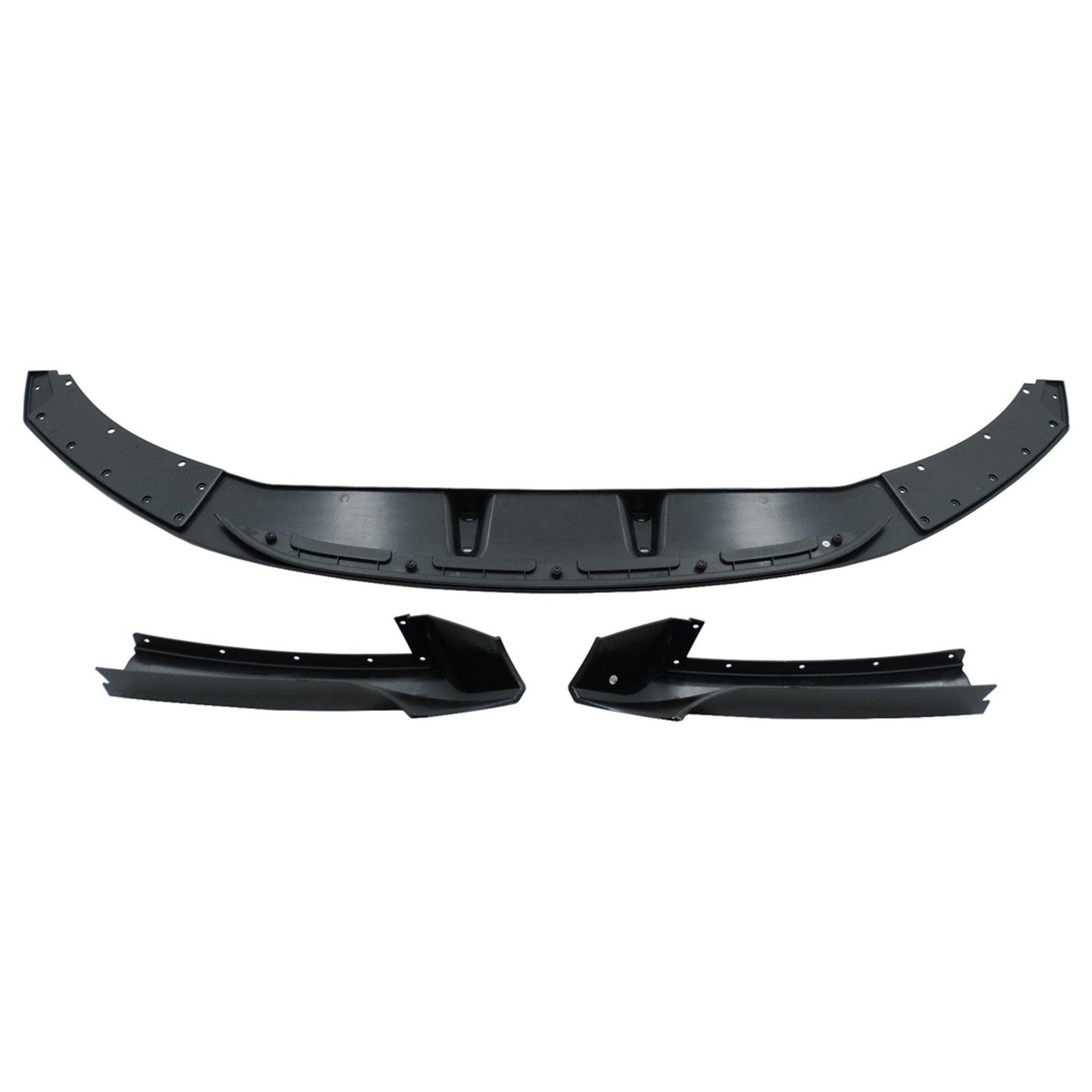 BMW 2 Series F22 F23 M Sport Front Splitter 2013-2021 Gloss Black - TMC Motorsport