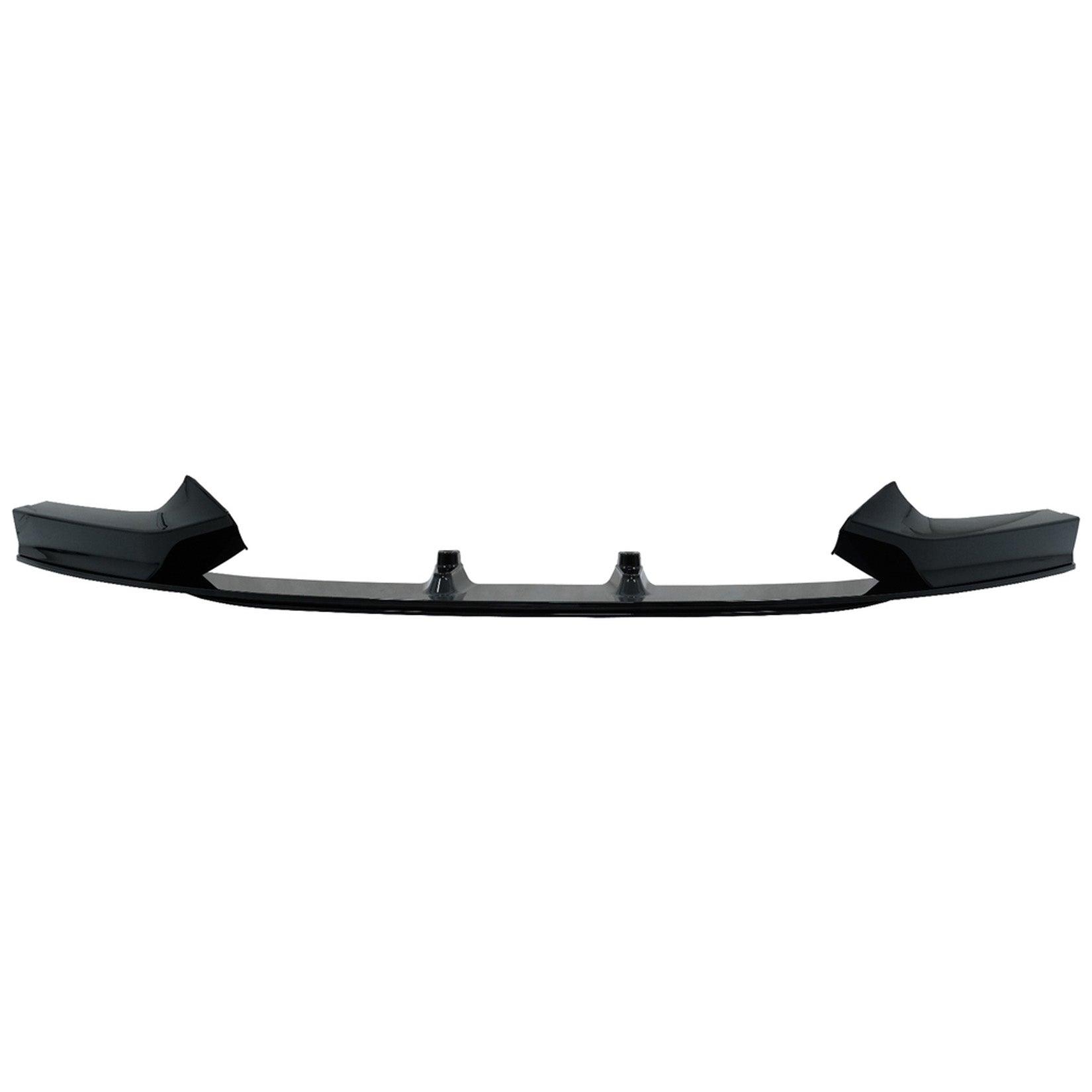 BMW 2 Series F22 F23 M Sport Front Splitter 2013-2021 Gloss Black - TMC Motorsport