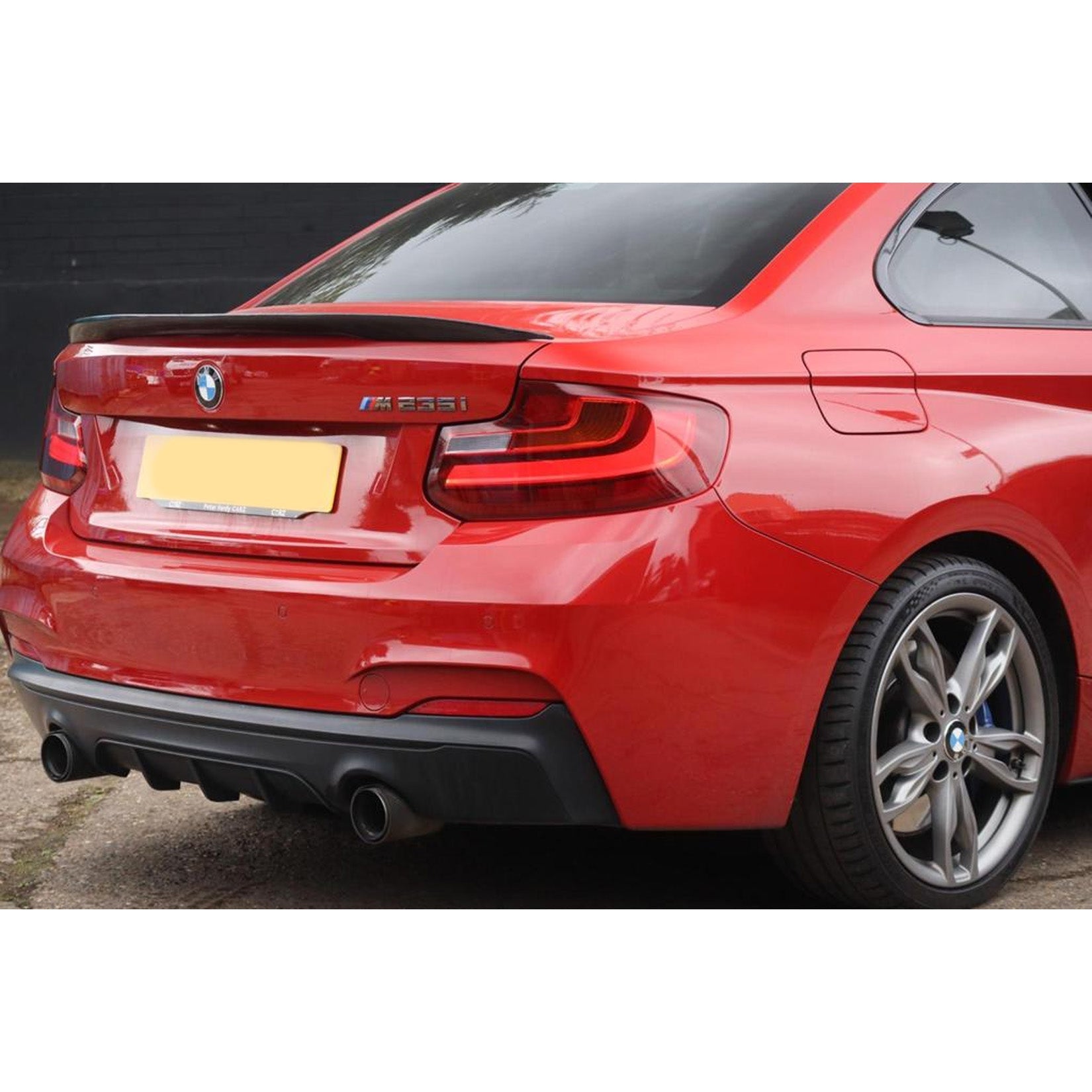 BMW 2 Series F22 M Sport 2013-2018 Matte Black Rear Diffuser - Dual Single Exit - TMC Motorsport