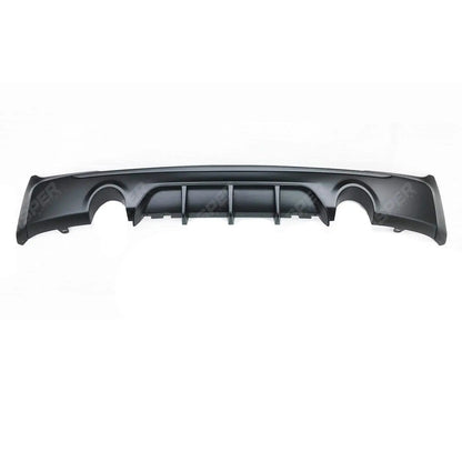 BMW 2 Series F22 M Sport 2013-2018 Matte Black Rear Diffuser - Dual Single Exit
