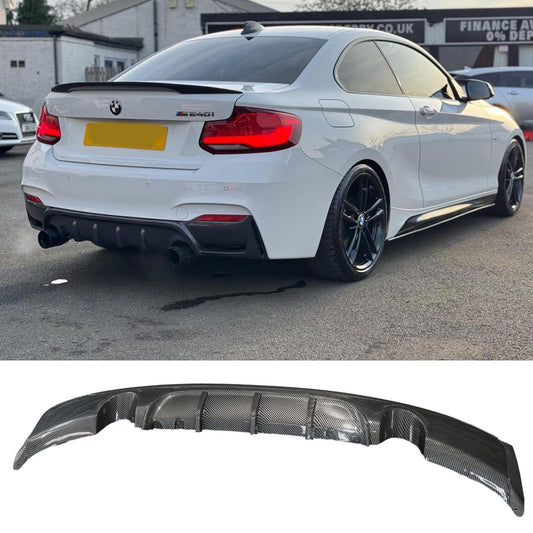 Bmw 2 Series F22 M Sport 2014-2021 Rear Diffuser In Carbon Look 0__0 - TMC Motorsport