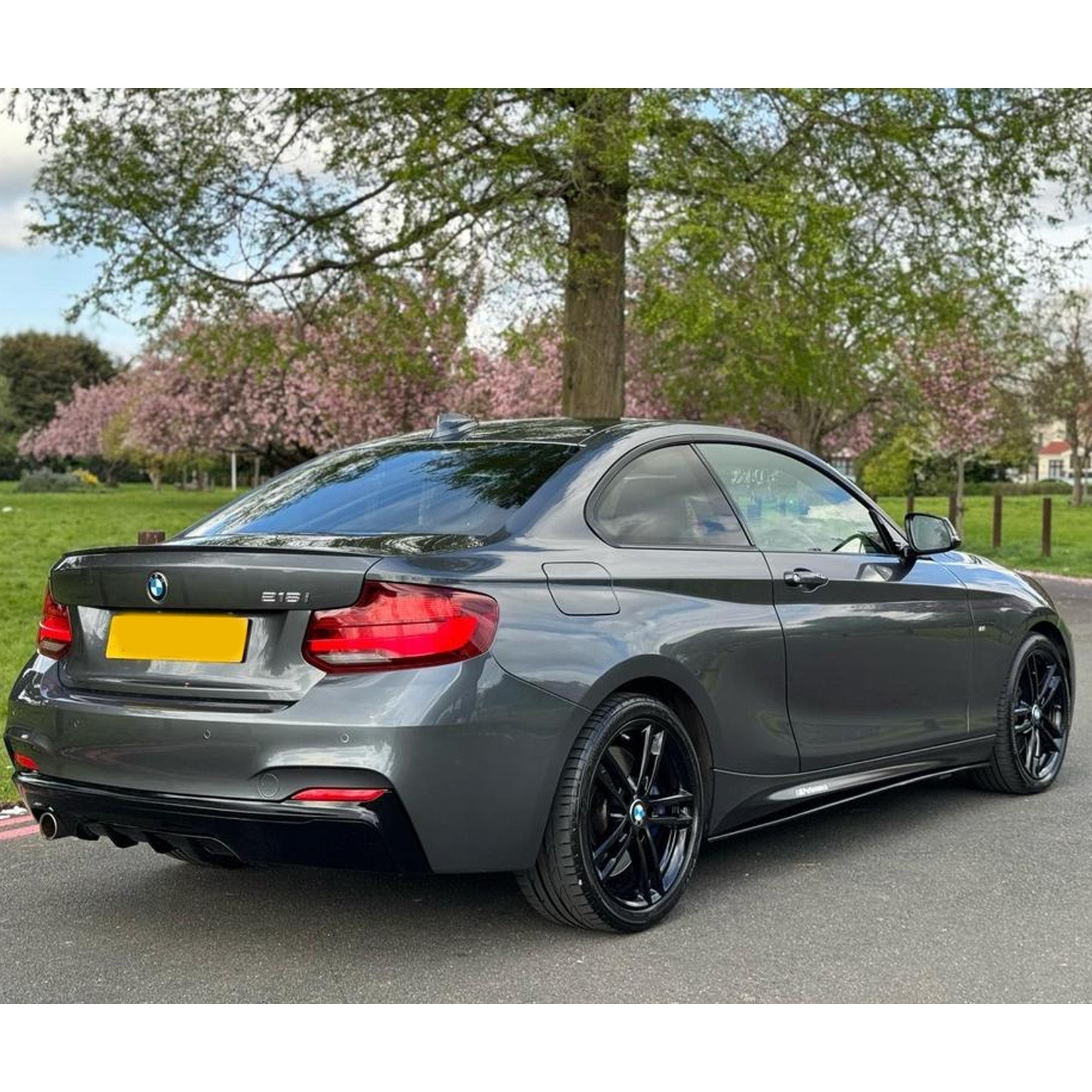 Bmw 2 Series F22 M Sport 2014-2021 Rear Diffuser In Gloss Black 0___ - TMC Motorsport