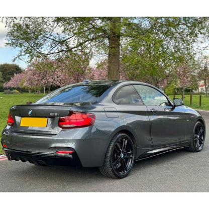 Bmw 2 Series F22 M Sport 2014-2021 Rear Diffuser In Gloss Black 0___ - TMC Motorsport