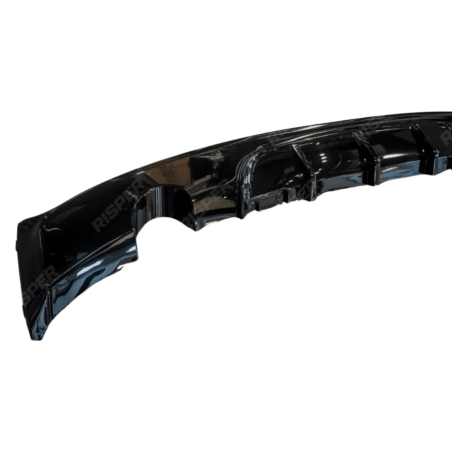 Bmw 2 Series F22 M Sport 2014-2021 Rear Diffuser In Gloss Black 0___