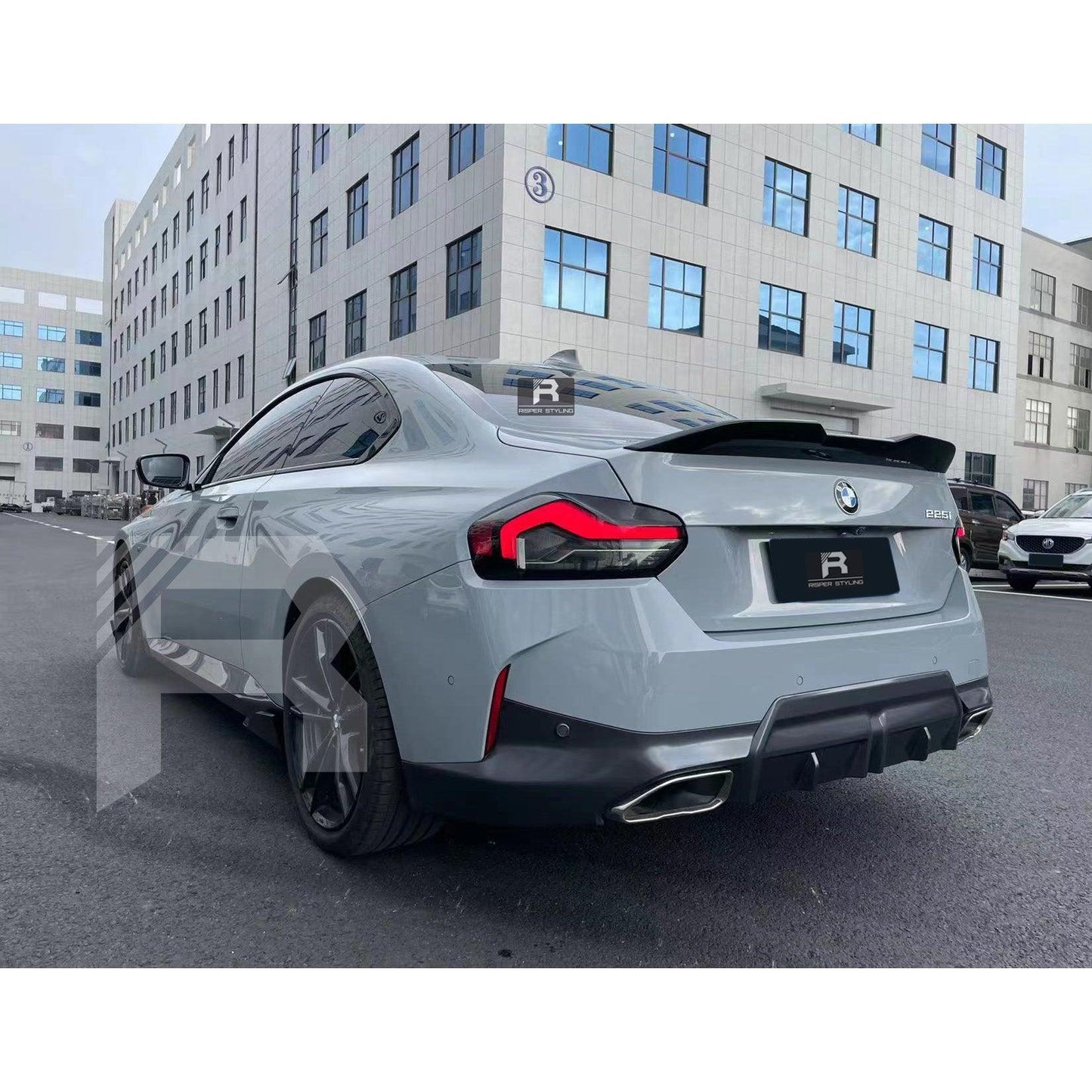 BMW 2 Series G42 2021+ 2-Door Coupe 'M240i Look' Gloss Black Full Aero Kit - TMC Motorsport