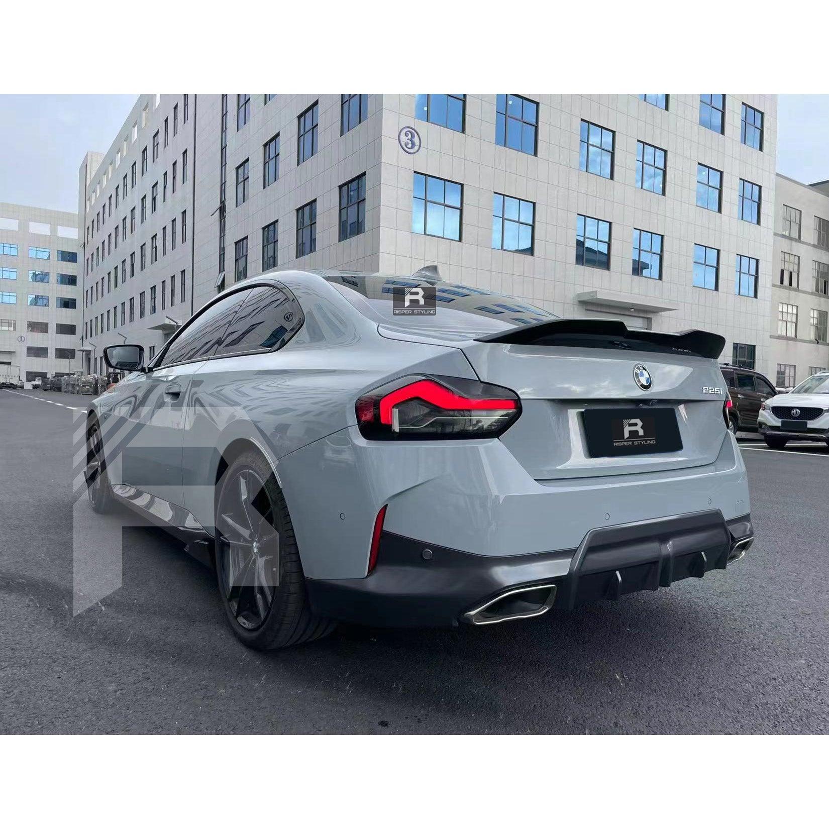 BMW 2 Series G42 2021+ 2-Door Coupe 'M240i Look' Gloss Black Full Aero Kit - TMC Motorsport