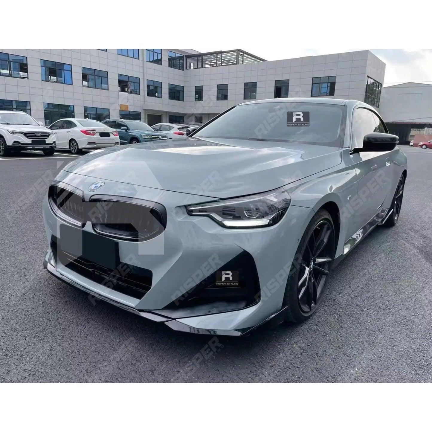BMW 2 Series G42 2021+ 2-Door Coupe 'M240i Look' Gloss Black Full Aero Kit