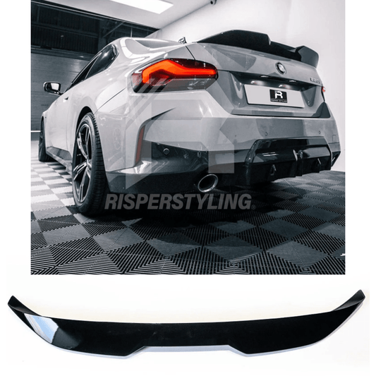 BMW 2 Series G42 2022+ Gloss Black MP Style Rear Spoiler - TMC Motorsport