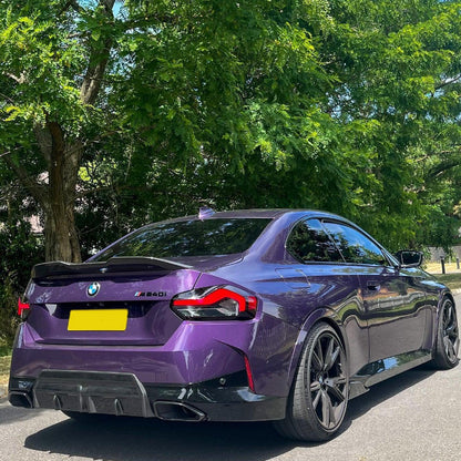 BMW 2 Series G42 2022+ Gloss Black MP Style Rear Spoiler - TMC Motorsport