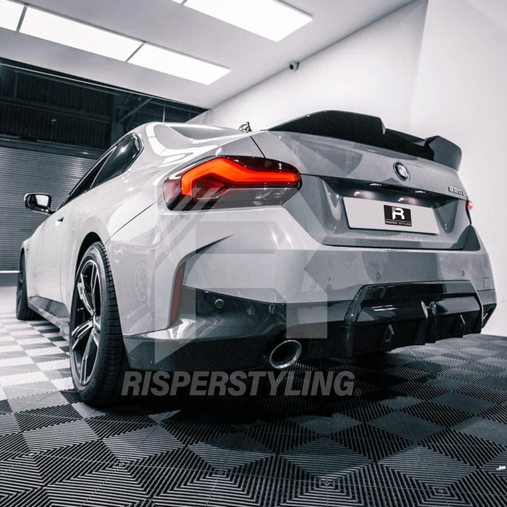 BMW 2 Series G42 2022+ Gloss Black MP Style Rear Spoiler - TMC Motorsport