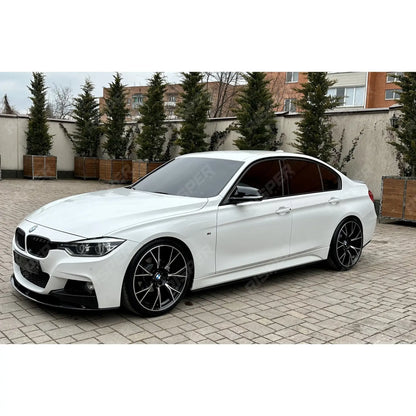BMW 3 Series F30 F31 F35 M Sport Front Splitter in Gloss Black