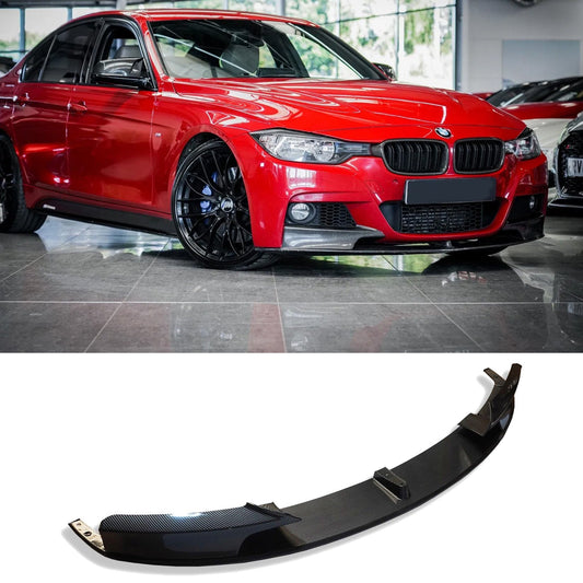 BMW 3 Series F30 F31 M Sport Front Splitter in Carbon Look - TMC Motorsport
