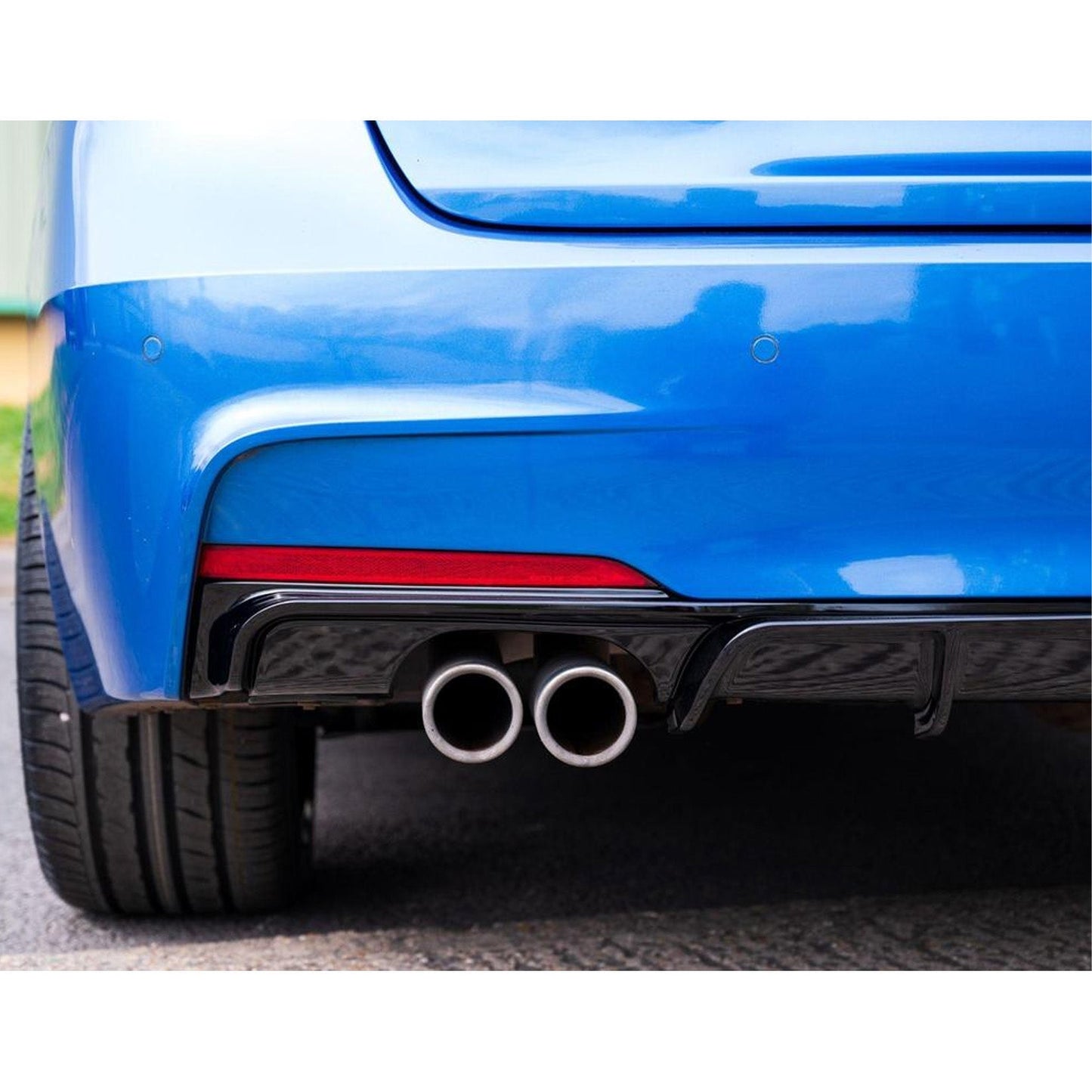 BMW 3 Series F30 F35 M Performance Gloss Black Rear Diffuser M Sport Twin Exit - TMC Motorsport