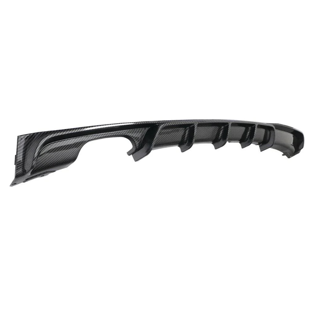 BMW 3 Series F30 F35 M Performance Rear Diffuser M Sport Twin Exit - Carbon Fiber Look - TMC Motorsport