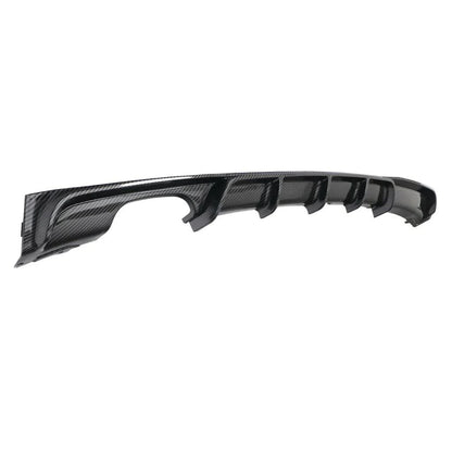 BMW 3 Series F30 F35 M Performance Rear Diffuser M Sport Twin Exit - Carbon Fiber Look - TMC Motorsport