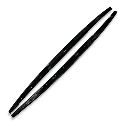 BMW 3 Series F30 F35 M Sport Side Skirt Splitters - Gloss Black