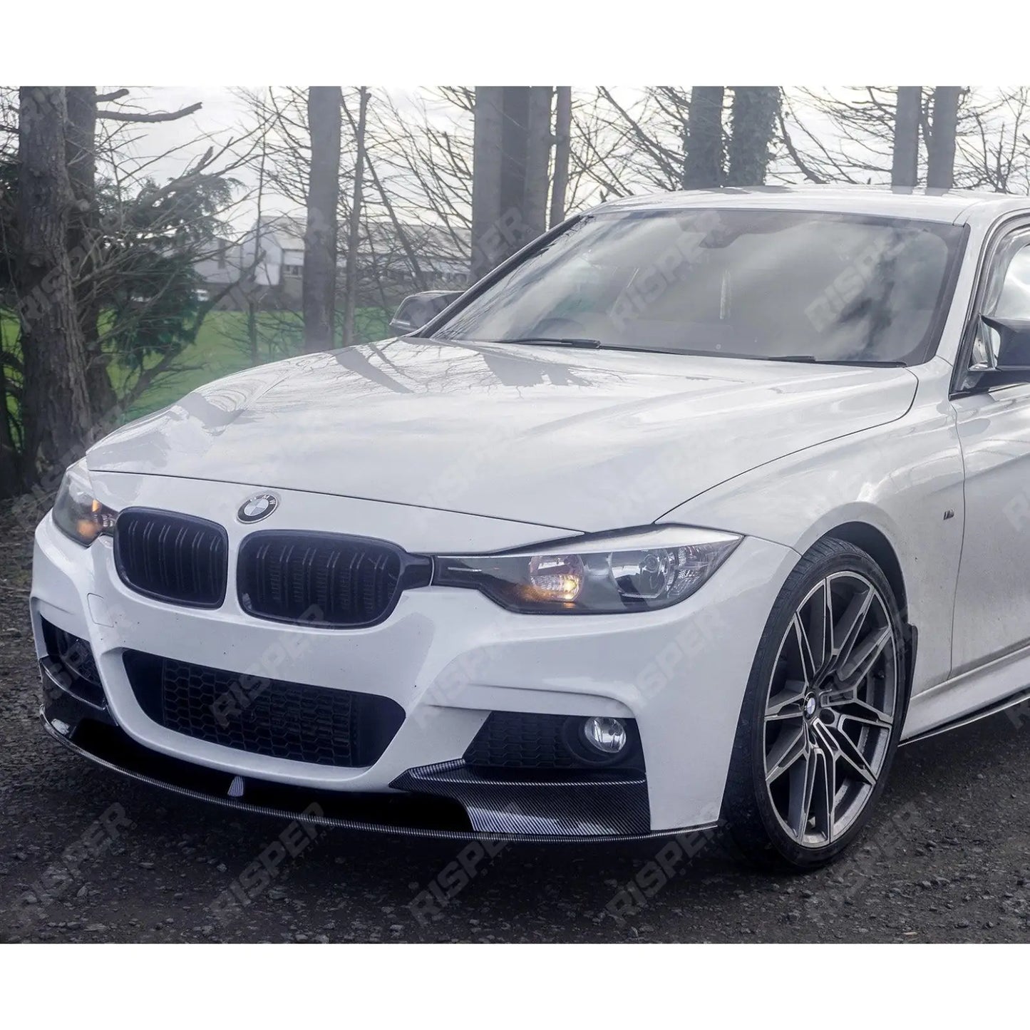 BMW 3 Series F30 M Sport 2012-2018 Carbon Look Full Aero Body Kit - Diffuser 0___0