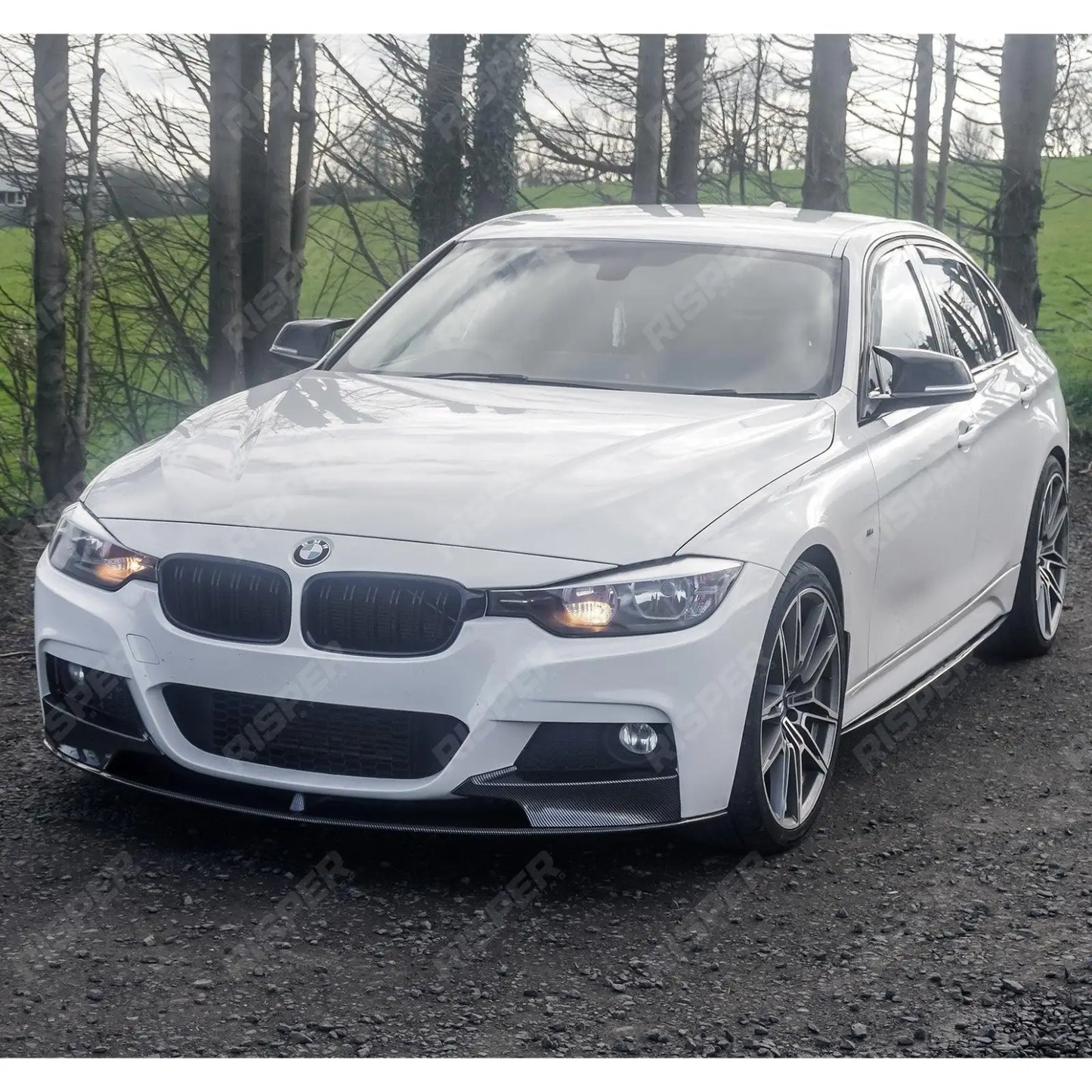 BMW 3 Series F30 M Sport 2012-2018 Carbon Look Full Aero Body Kit - Diffuser 0___0