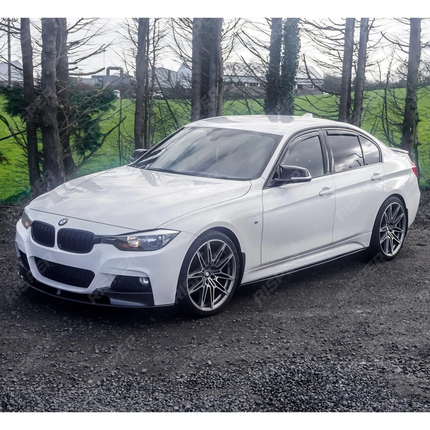 BMW 3 Series F30 M Sport 2012-2018 Carbon Look Full Aero Body Kit - Diffuser 0___0