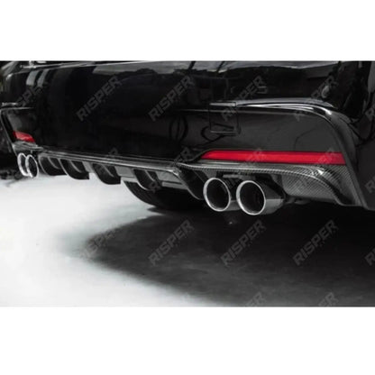 BMW 3 Series F30 M Sport 2012-2018 Carbon Look Full Aero Body Kit - Diffuser 00__00