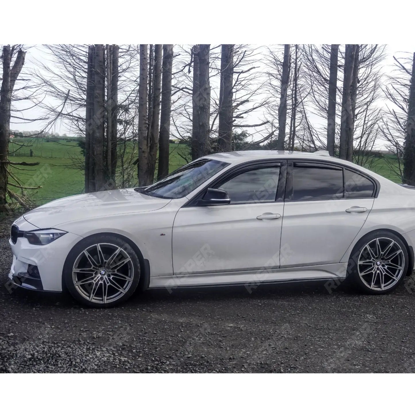 BMW 3 Series F30 M Sport 2012-2018 Carbon Look Full Aero Body Kit - Diffuser 00___