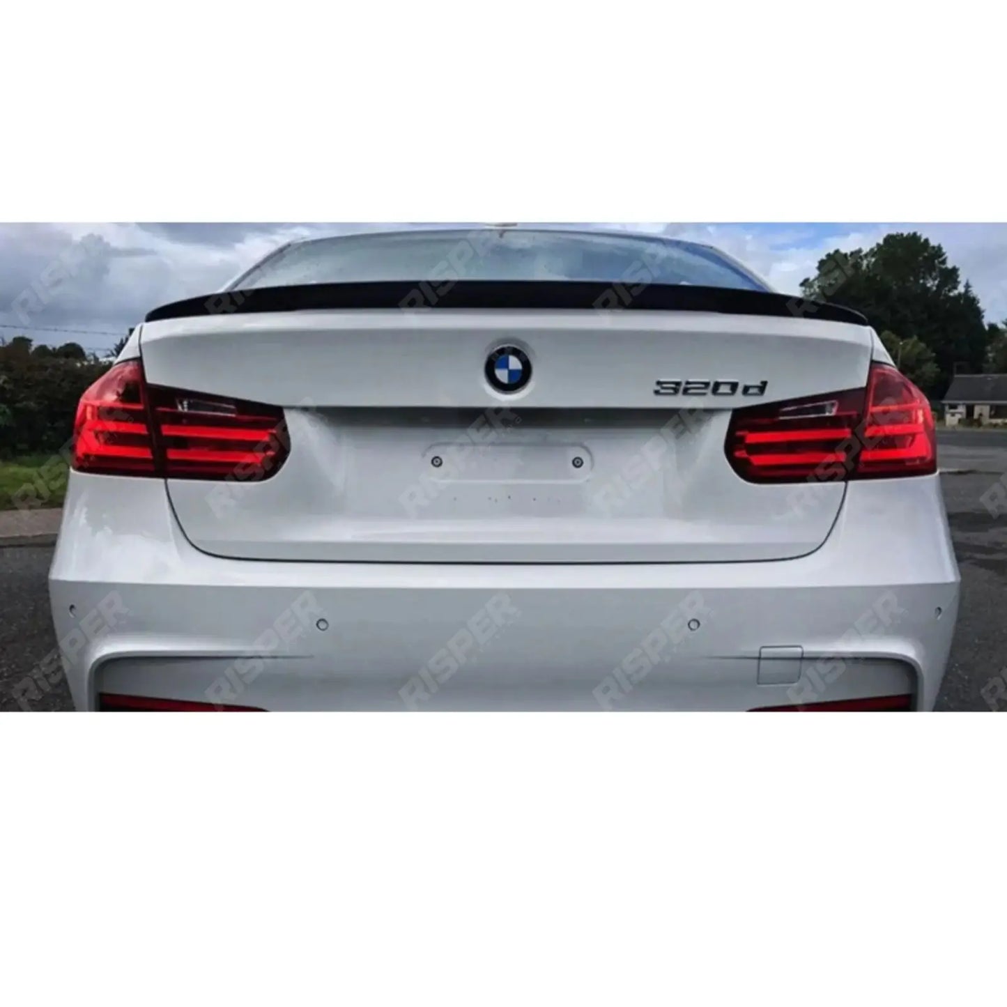 BMW 3 Series F30 M Sport 2012-2018 Carbon Look Full Aero Body Kit - Diffuser 00__00