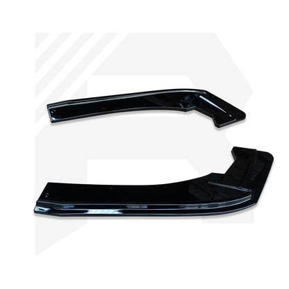 BMW 3 Series F30 M Sport 2012-2018 Gloss Black Rear Bumper Side Splitters - TMC Motorsport