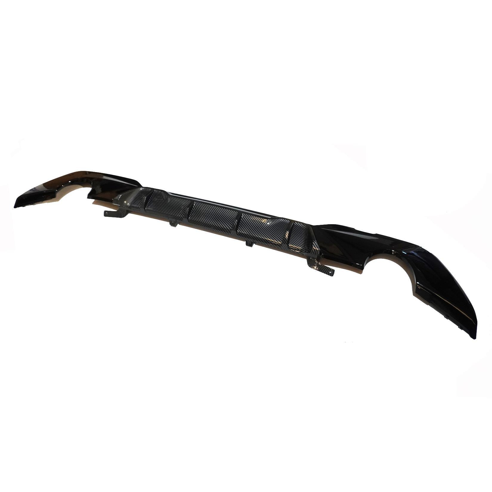 BMW 3 Series G20 2019-2021 (Pre-LCI) Carbon Look M Sport Rear Diffuser - Dual Exit - TMC Motorsport