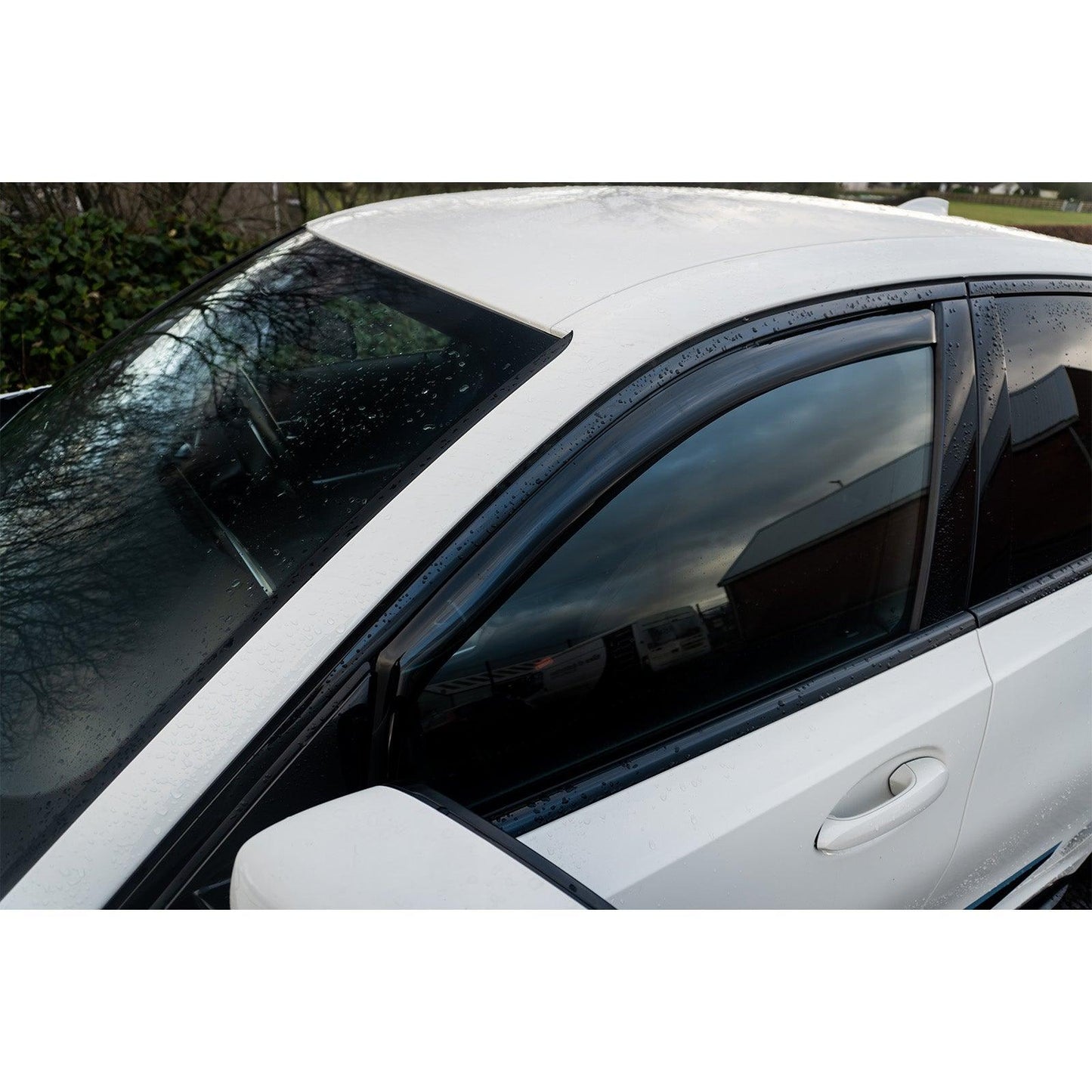 BMW 3 Series G20 2019+ Dark Smoke 2PC STX Internal Wind Deflectors Front Doors - TMC Motorsport