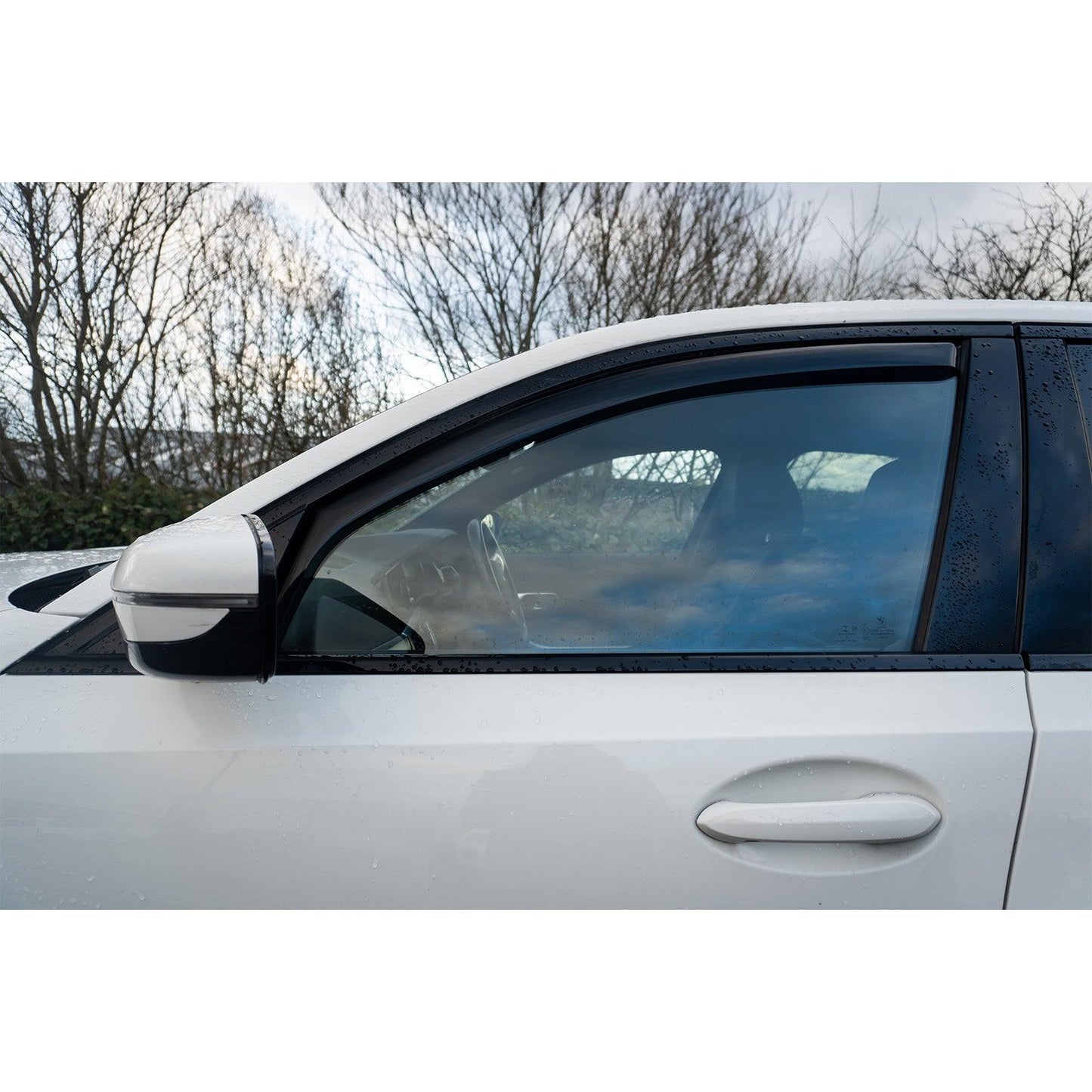 BMW 3 Series G20 2019+ Dark Smoke 2PC STX Internal Wind Deflectors Front Doors - TMC Motorsport