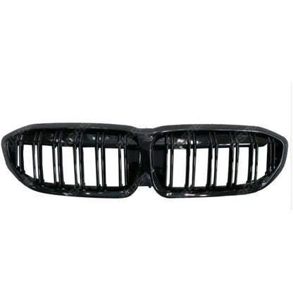 BMW 3 Series G20/G21 2018-2021 (pre-lci) M3 Style Front Grill Gloss Black Double Slat