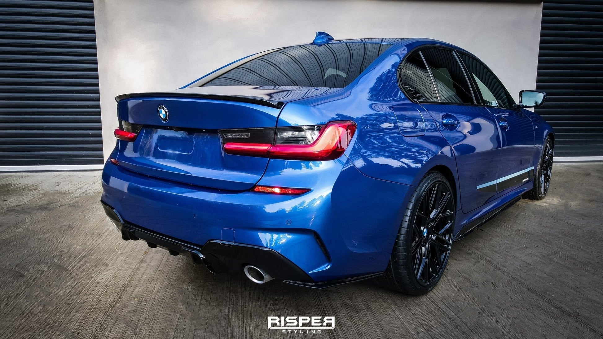 BMW 3 Series G20 G28 M Sport 2018+ Gloss Black Aero Kit Lip Package - TMC Motorsport