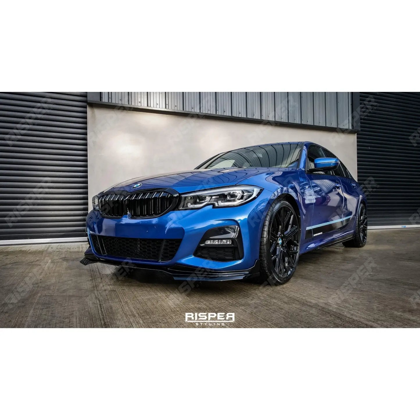 BMW 3 Series G20 G28 M Sport 2018+ Gloss Black Aero Kit Lip Package