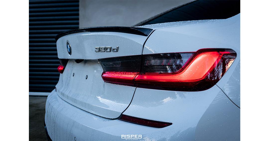 BMW 3 Series G20 G28 M Sport 2018+ Gloss Black Aero Kit Lip Package - TMC Motorsport