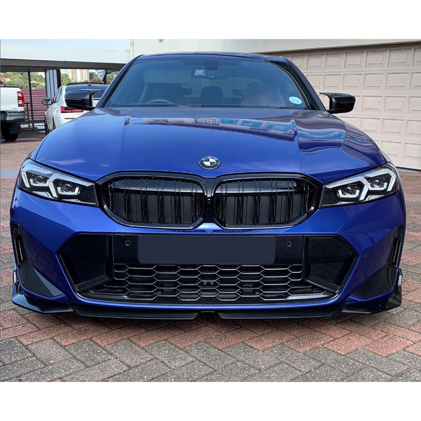 BMW 3 Series G20 LCI M Sport Facelift 2022+ Gloss Black Front Splitter Lip - TMC Motorsport